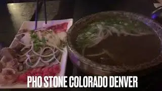 Now Pho..Stone pho…Colorado Denver 2021 best place to eat pho in Denver