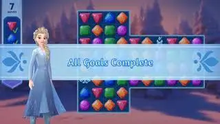 Disney Frozen Adventures A New Match 3 Game Gameplay | Android Games - Puzzle