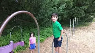 Chasing kids with drone