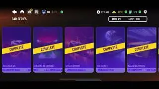 NFSNL Car Series Progress