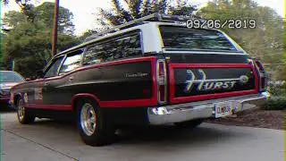 1971 Ford LTD Country Squire, startup, idle, and exhaust