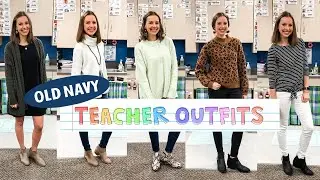 Teacher Outfits of the Week | OLD NAVY TEACHER OUTFITS