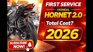 Honda Hornet 2.0 First Service Done ✅ | Kitna Paisa Laga? 💸 #hondahornet #bikereview #2026 #trending