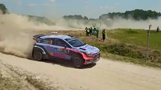 WRC 2016 Rally Poland DJI Drone Compilation of rally action