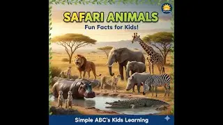 🦁🐘 African Safari Animals for Kids! Meet the Lion, Rhino, Giraffe & More! 🦒🇿🇦 Wild Facts!