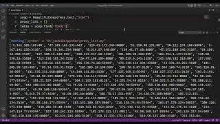 HTTPS proxies List in Python