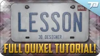 Quixel Suite Full Beginners Tutorial | Photo Real License Plate 3D Model