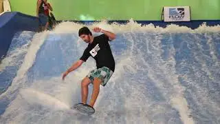 Sean Silveira World Champ on the FlowRider in Ogden Utah FLOW Tour Contest Pro Standup Tricks