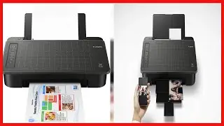 Canon TS302 Wireless Inkjet Printer, Black, Works with Alexa