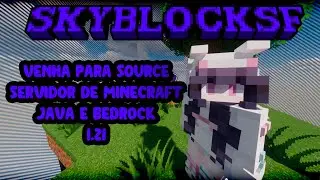 SERVIDOR DE SKYBLOCK COM SLIMEFUN NA 1.21 PARA PC E CELULAR!