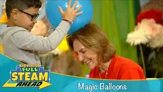 Magic Balloons with SCIENCE (1-minute) | KidVision Full STEAM Ahead