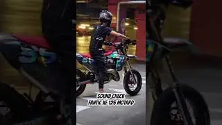 Sound check fantic xe 125 motard
