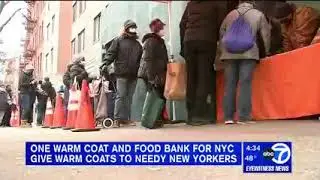 ABC7 One Warm Coat And Food Bank For NYC Give Warm Coats To Needy New Yorkers