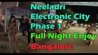 Full Night Fun  /Neeladri walking street /Electronic City phase 1/ Night Life Bangalore