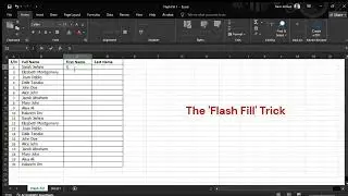 Split Names Instantly in Excel (No Formulas!)