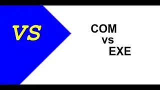 Difference between COM and EXE