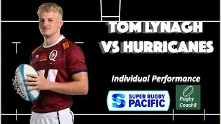 Tom Lynagh vs Hurricanes | Super Rugby Pacific Debut | Individual Performance |