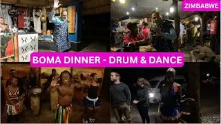 BOMA - DINNER DRUM & DANCE | TRADITIONAL |  VICTORIA FALLS TOWN  | ZIMBABWE - 13 | BINU