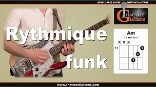 Rythmique funk &agrave; la guitare avec triades majeures et mineures