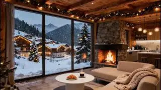 Smooth Winter Jazz Café ❄️ Relaxing Holiday Coffee Shop Music for Study, Work & Calm Focus