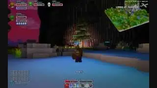 Cube World Fire Mage Boss Fight as a Ranger