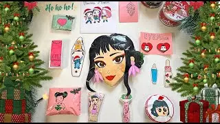 [🩷Поделка из бумаги🩷] Рождественский уход за кожей и праздничный макияж Зои из K-POP &laquo;Охотники на...