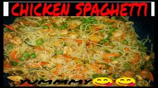 Tasty Spaghetti Recipe||Chicken Vegetable Spaghetti||Easy Recipe|| kitchen with beenish||