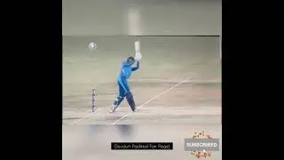 Devdutt Padikkal Flick shot to Six 🔥 💥 | DP six in Maustaq Ali TROPHY 🤯 | DP fans page | #shorts