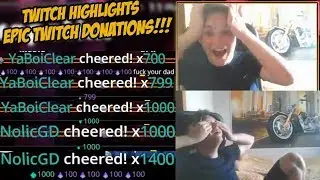 TWITCH HIGHLIGHTS | EPIC DONATIONS!!! (70$)