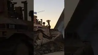 When a CAT D11R Dozer Saves a Haul Truck with a Stuck Dump Bed!