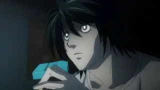 Matsuda vio a L dormir sentado | Death Note