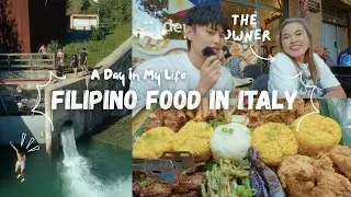 My sister got Her License! | Filipino Food in Italy 🇵🇭🇮🇹 & Cliff Jumping Adventure