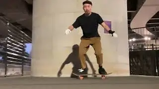 220320 Skateboard Ollie Practice