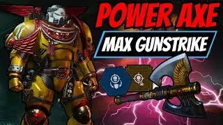 Fencing Power Axe Assault Gunstrike Build CHUNKS Bosses in Patch 10.0 - Space Marine 2 Build Guide