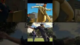 Metro Man Edit Original vs Real Life #shorts #memes