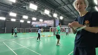 1/10 Game 9 聰哥珮珊 21 : 10 杰靛🇵🇭Jaygie #混雙 #福雅羽球會館6號場地 #badminton 