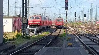 Viel los in Frankfurt(M)Hbf: ICE1 in Massen, Br146, Br114, Br193 und mehr