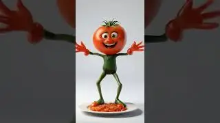 Tomato is dancing #song #love #music #ai #3d #funny #humor