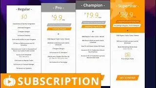 Pump Your Sound - Subscription Plans Overview
