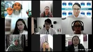 Office Management Students || Zoom B2 Meeting with Sir Aamir Oct 29, 2021