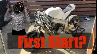 Triumph Frame/Ninja 250 Motor First Start (and ride??)