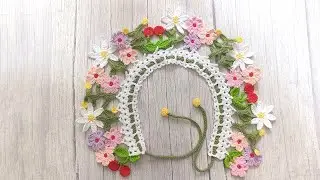 flowers collar #1,  fake collar for girls, fashion collar
