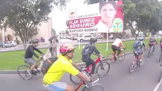 80K Tour ciclista de Lima por el d&iacute;a mundial sin auto