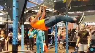 Костадин, фитнес инструктор, Атлетик Сливница на FIBO 2017, Кьолн, Германия