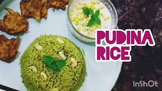 Pudina rice | Mint rice | पुदीना चावल | Easy and quick lunch recipe idea