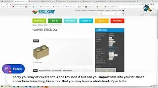 Using online LEGO databases to order parts or create an inventory