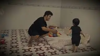 Single Dad & Son Noon Routine in Vietnam POV &ndash; Authentic Local Life, Bath & Nap Time