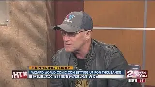 Actor Michael Rooker, of The Walking Dead, visits 2 News Midday