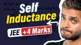 Self Inductance JEE Mains Questions Numericals Problems PYQs | Electromagnetic Induction JEE PYQs