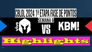 VIVO KEYD VS KABUM | CBLOL 2024 | Highlights | VKS VS KBM